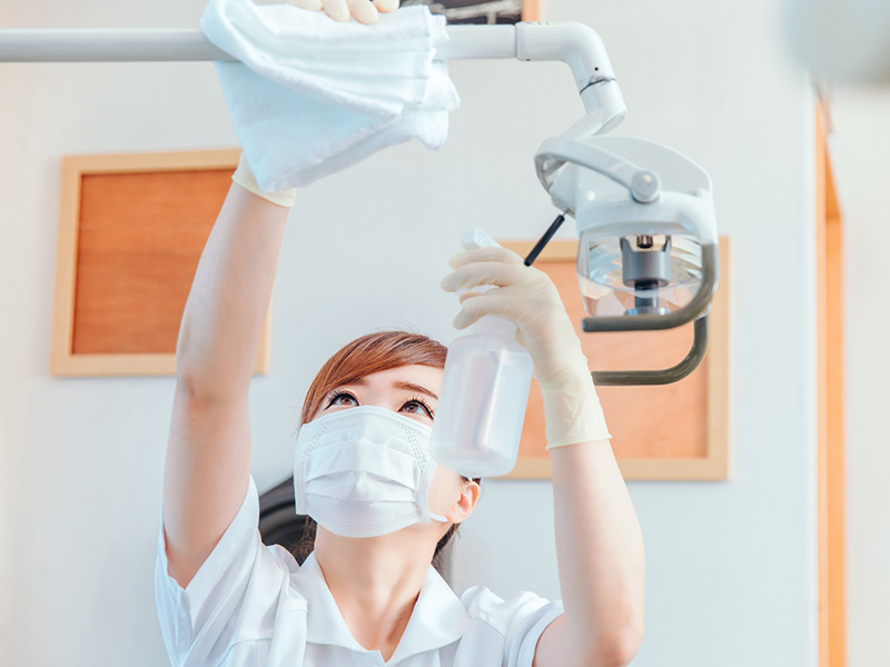 安心の殺菌消毒